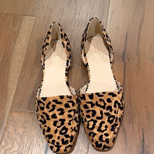 Isaac Mizrahi Leopard Print Flats